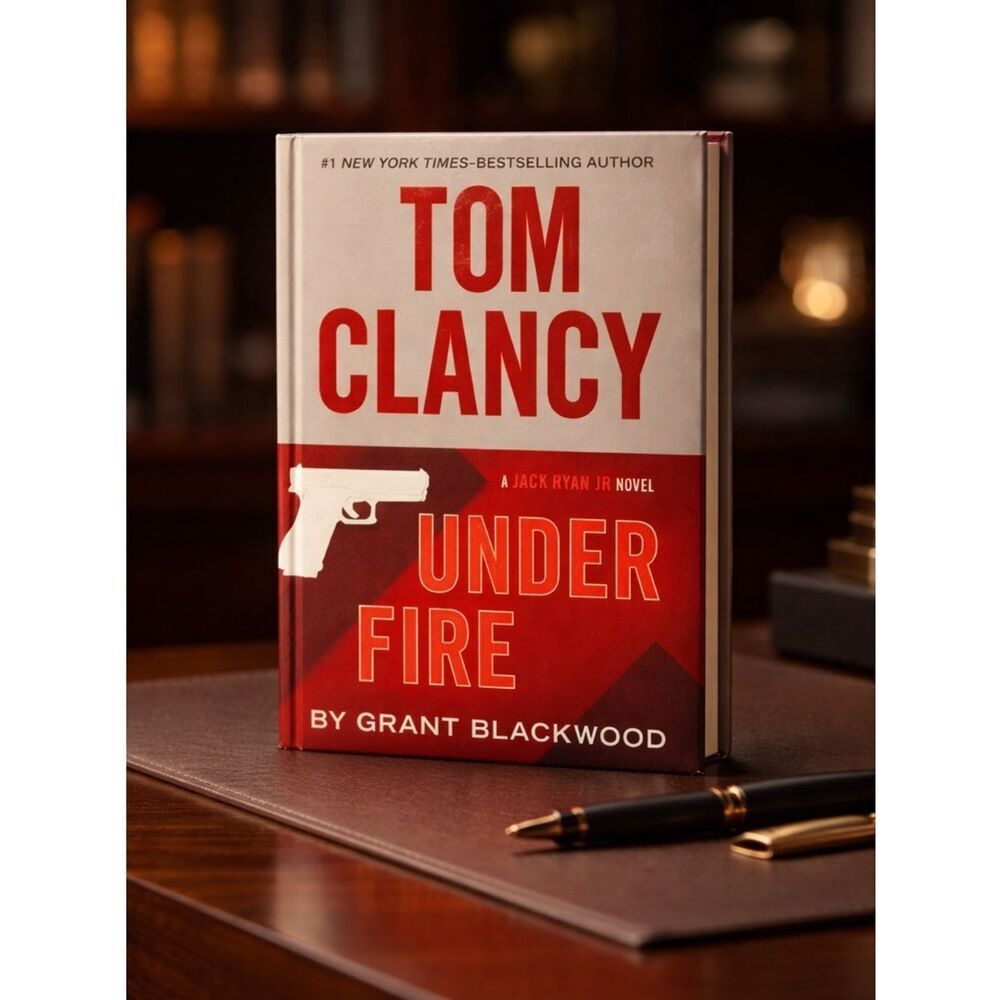 EUC “Under Fire” By Grant Blackwood A Tom Clancy Novel - #1 NY Best Selling